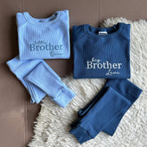 Big/Little Brother Personlaised Ribbed Set